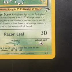 Pokemon Vintage Southern Islands Ivysaur 5/18 Rare WotC Promo - Image 5