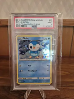 PSA 9 MT - Piplup #32 - Pokemon Card Toys-R-Us Stamped Holo Promo - Image 1