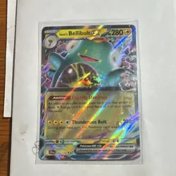 Pokemon TCG Iono's Bellibolt EX 053/159 Journey Together Full Art Holo 280 HP E… - Image 1