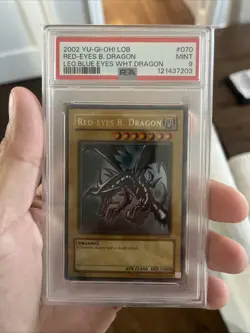 2002 Yu-Gi-Oh! Red Eyes Black Dragon! LOB #070 PSA 9 🔥 - Image 1