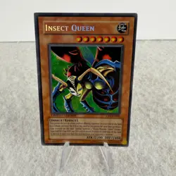 Yu-Gi-Oh! Insect Queen CT1-EN005 Secret Rare Limited Edition Holo Earth - Image 1