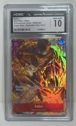 2026 Promotional Cards #OP05-007 Sabo CGC 10 - Image 1
