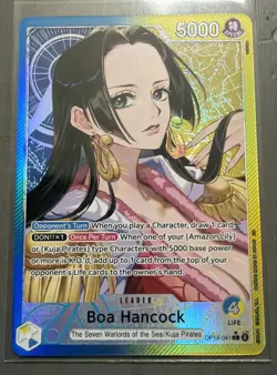 One Piece CCG Boa Hancock Alternate Art OP14-041 Leader English - Image 1