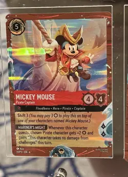 Disney Cruise Line - Lorcana TCG – Mickey Mouse Pirate Captain Foil Promo 13/P3 - Image 2