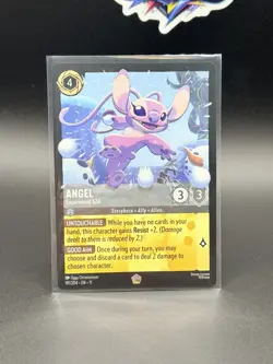 Disney Lorcana Winterspell 191/204 Angel Experiment 624 Legendary Regular - Image 1