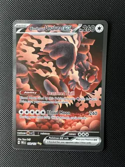 Bloodmoon Ursaluna Ex - 168/131 - Prismatic Evolutions - NM/M - Pokemon Card - Image 1