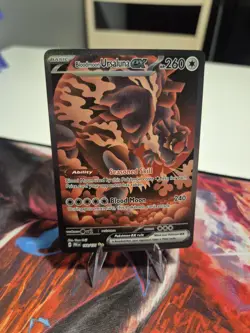 Pokemon TCG Bloodmoon Ursaluna EX Prismatic Evolutions Card 168/131 SV - Image 1