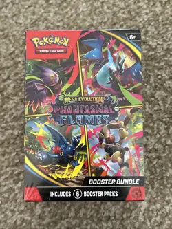 Pokemon Mega Evolution: Phantasmal Flames Booster Bundle New & Sealed - Image 1