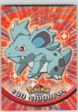 MP Nidorina #30 Topps Trading Cards Series 1 Pokemon 1999 - Image 1