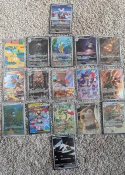 Pokemon Cards Illustration Rare Lot English - 17 Card lot - Image 1