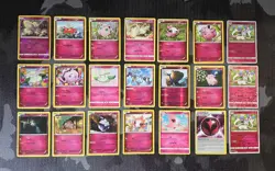 21 x Fairy Type Pokemon Card Lot - Image 1