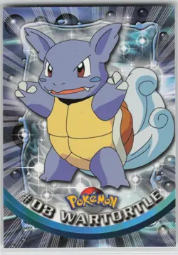 LP Wartortle #8 Topps Trading Cards Series 1 Pokemon 1999 - Image 1