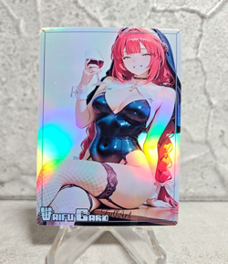 Yuzuha ZZZ Trading Card Waifu Goddess Story Anime Girl holo Karte Manga Art - Image 1