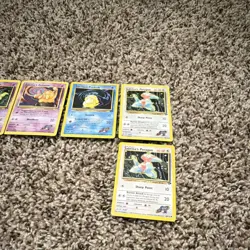 Pokemon TCG Gym Challenge Wizards Sabrina Mr. Mime Slowpoke Gastly Lot 17 Cards - Image 2