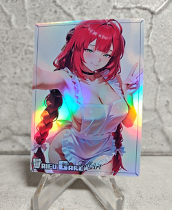 Yuzuha ZZZ Trading Card Waifu Goddess Story Anime Girl holo Karte Manga Art - Image 1