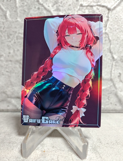 Yuzuha ZZZ Trading Card Waifu Goddess Story Anime Girl holo Karte Manga Art - Image 1