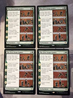 4x The First Iroan Games- Theros Beyond Death- NM- Mtg Magic Cards- Playset - Image 1