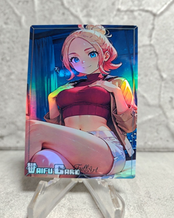 Zita Trading Card Waifu Goddess Story Anime Girl holo Karte Manga Full Art - Image 1