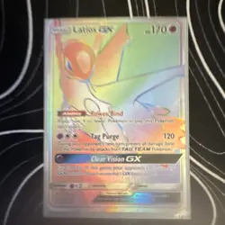 Pokemon Latios GX Secret Rare Full Art Holo Card SM-Unified Minds 243/236 - Image 1