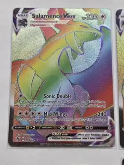 pokemon leafeon vmax / Salamence vmax / Gyarados vmax Rainbow Card Lot - Image 2