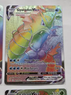 pokemon leafeon vmax / Salamence vmax / Gyarados vmax Rainbow Card Lot - Image 3