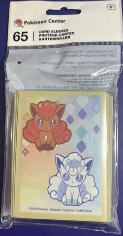 Vulpix Seasons Pokemon Center Trading Card New Sealed 65 Ct Sleeves - Image 2