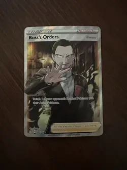 Pokemon Boss's Orders Deck Exclusives 058/072 Holo Rare Trainer Card - Image 1