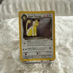 Dark Persian Pokemon Card WOTC Black Star Promo #17 Holo 2000 NM - Image 1
