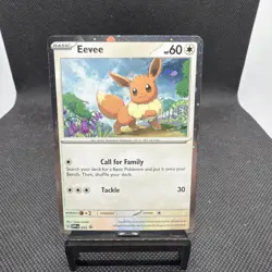 Eevee 043 Sv: Scarlet & Violet Black star Promo Cards Holo - Image 1