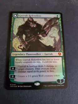 MtG INR Garruk Relentless / Garruk, the Veil-Cursed #197 FOIL - Image 1