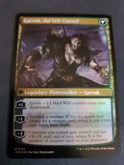 MtG INR Garruk Relentless / Garruk, the Veil-Cursed #197 FOIL - Image 2