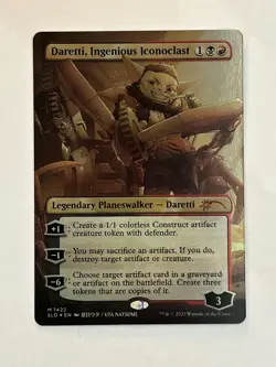 MTG Daretti, Ingenious Iconoclast SLD 1422 Rainbow Foil M Near Mint - Image 1