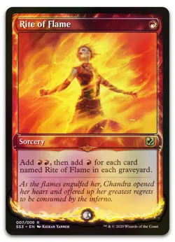 Rite of Flame #7 (Foil) (NM) Signature Spellbook Chandra SS3 Magic MTG - Image 1
