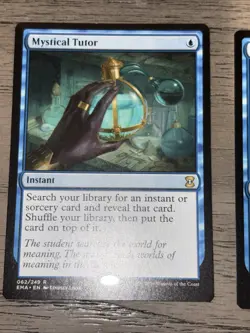 Magic: the Gathering / MtG Mystical Tutor x3 Eternal Masters 1 Foil - Image 3