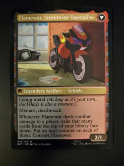 Flamewar, Brash Veteran NM Transformers - The Brothers' War MTG FREE SHIPPING - Image 2