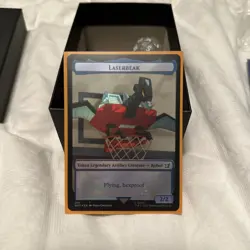 MTG Laserbeak Token Universes Beyond: Transformers 001 Foil Powerstone 2x Sided - Image 1