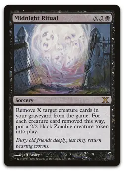 Midnight Ritual #158 (LP) 10th Edition 10E Magic MTG - Image 1