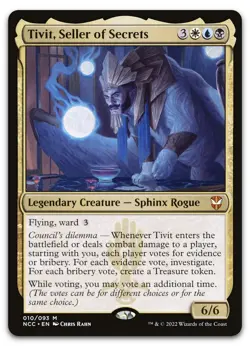 Tivit, Seller of Secrets #10 (NM) Streets New Capenna NCC Magic MTG - Image 1