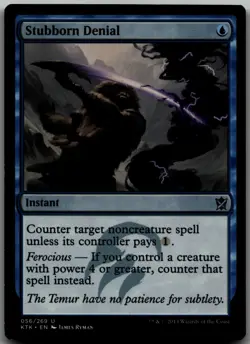 Stubborn Denial U Khans of Tarkir 56 LP - Image 1