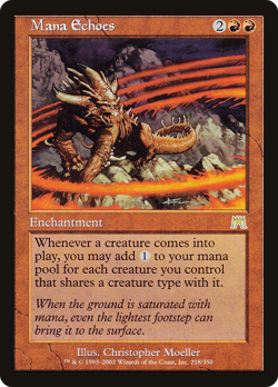 Mana Echoes #218 (HP) Onslaught ONS Magic MTG - Image 1