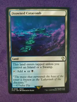 MTG - Drowned Catacomb - Commander: Final Fantasy NM FIC - Image 1