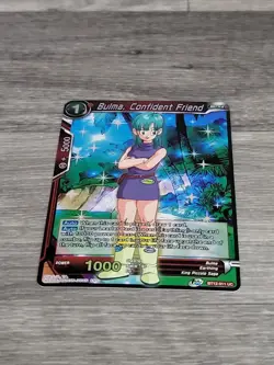 DBZ Dragonball Bulma Confident Friend BT12-011 UC Card Dragon Ball NM Mint Holo - Image 3