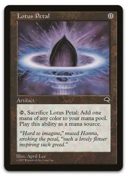Lotus Petal #294 (LP) Tempest TMP Magic MTG - Image 1
