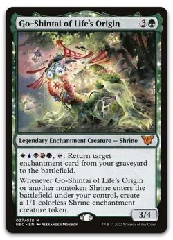 Go-Shintai of Life's Origin #37 (NM) Kamigawa Neon Dynasty NEC Magic MTG - Image 1