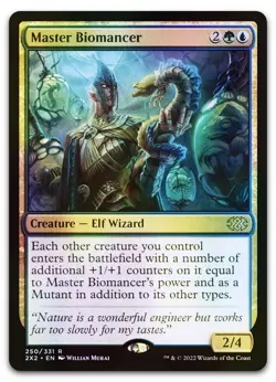 Master Biomancer #250 (Foil) (NM) Double Masters 2022 2X2 Magic MTG - Image 1