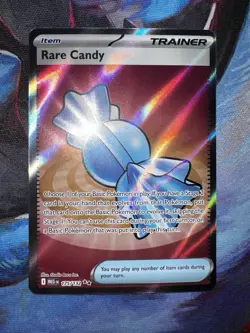 Pokemon TCG Mega Evolution Trainer Holo Card 175/132 Rare Candy - Image 1