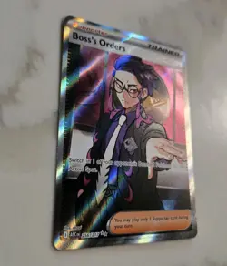 Pokemon Boss's Orders Corbeau Trainer Supporter Full Art Ultra Rare ASC 256/217 - Image 3