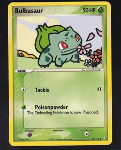 Bulbasaur 45/100 Common Crystal Guardians Pokemon LP - Image 1