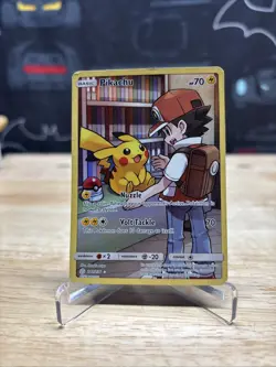 Pokemon Pikachu (Secret) 241/236 Sm-Cosmic Eclipse Holo LP - Image 2