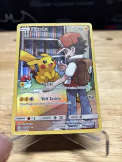 Pokemon Pikachu (Secret) 241/236 Sm-Cosmic Eclipse Holo LP - Image 5